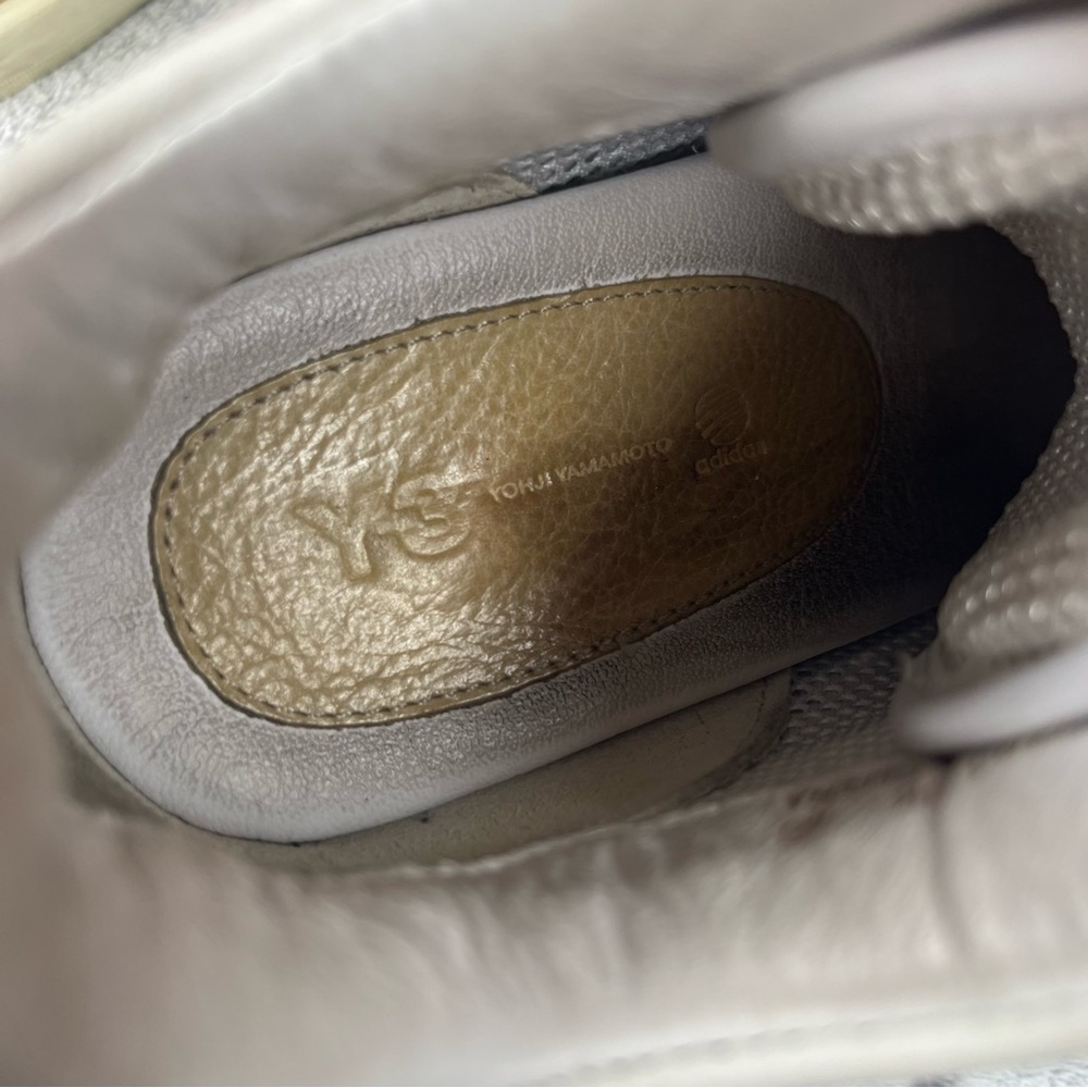 Y-3 by Yohji Yumamoto Sukita II Adidas Leather High Top Wedge Sneakers - Picture 9 of 9